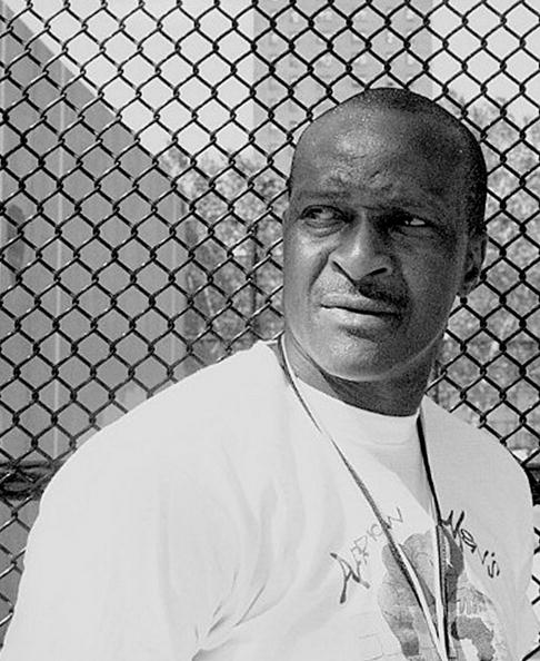 UNITED STATES - MAY 23: Earl "The Goat" Manigault, 50, at PS 121 school yard on 102nd St. and 2nd Ave. (Photo by Clarence Davis/NY Daily News Archive via Getty Images)