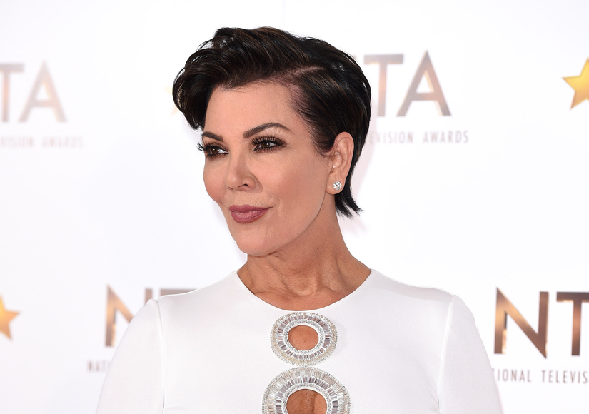LONDON, ENGLAND - JANUARY 21:  Kris Jenner poses in the winners room at the National Television Awards at 02 Arena on January 21, 2015 in London, England.  (Photo by Karwai Tang/WireImage)