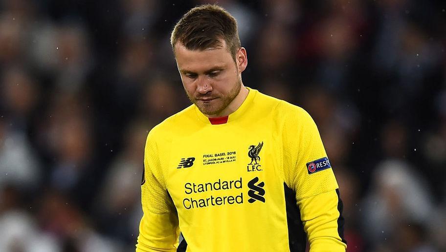 BASEL, SWITZERLAND - MAY 18: Simon Mignolet of Liverpool shows his dejection after Sevilla's third goal during the UEFA Europa League Final match between Liverpool and Sevilla at St. Jakob-Park on May 18, 2016 in Basel, Switzerland. (Photo by David Ramos/Getty Images)