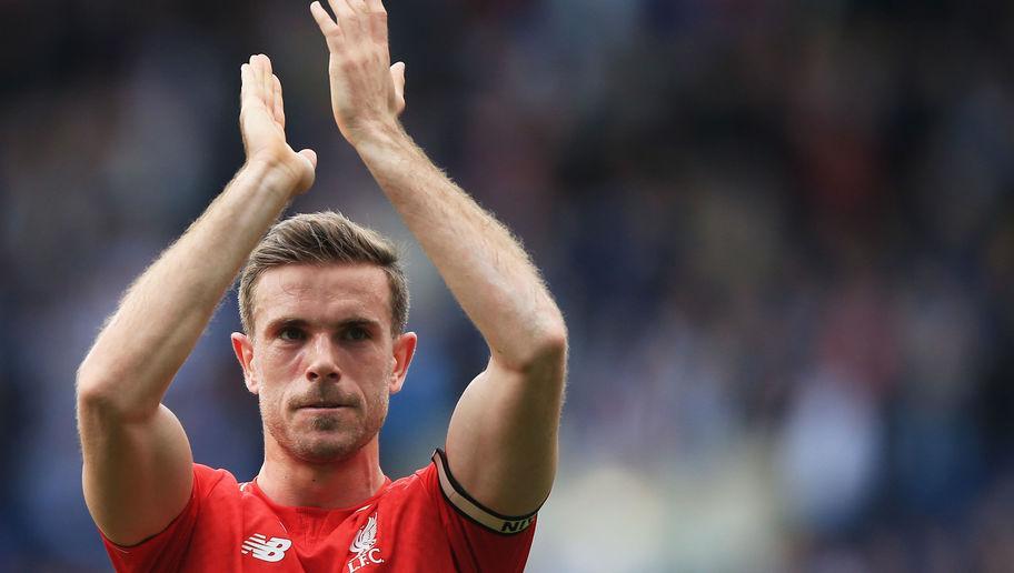 WEST BROMWICH, ENGLAND - MAY 15: Jordan Henderson of Liverpool applauds supporters after the Barclays Premier League match between West Bromwich Albion and Liverpool at The Hawthorns on May 15, 2016 in West Bromwich, England.