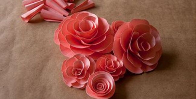 Прекрасни идеи за хартиени цветови