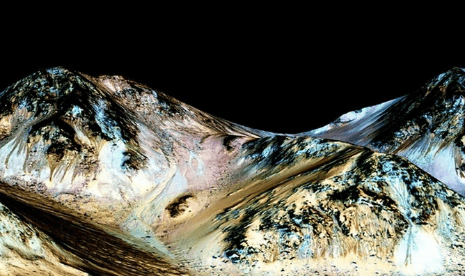 Видео од водата на Марс