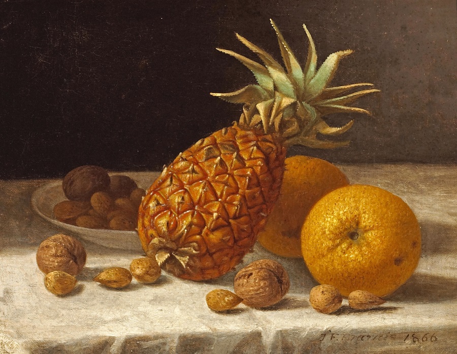 John_F._Francis_-_A_Still_life_with_Pineapple,_Oranges,_and_Nuts