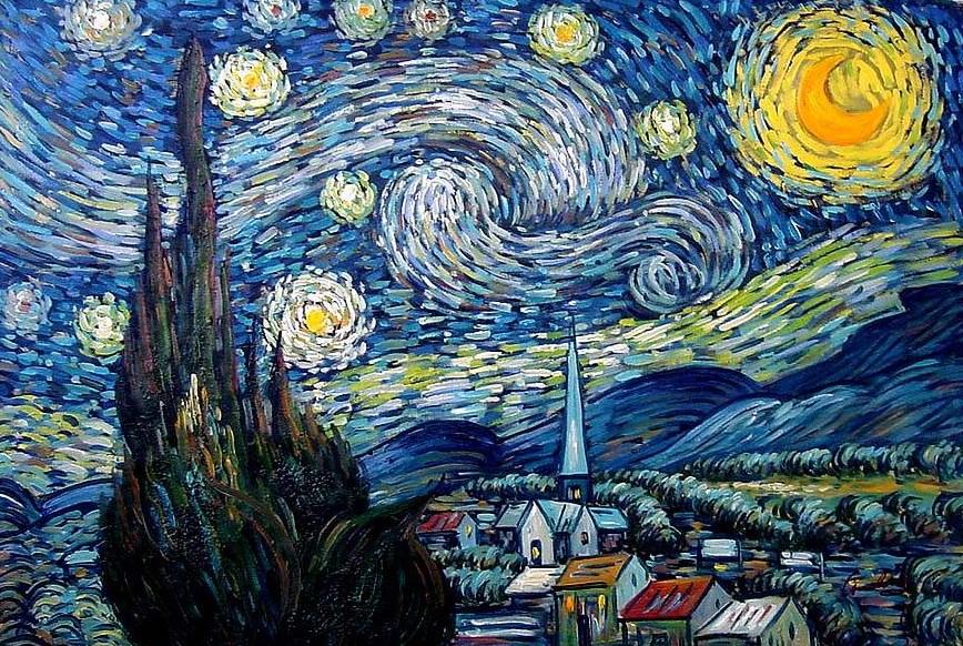 Математиката во „Ѕвездена ноќ“ на Ван Гог