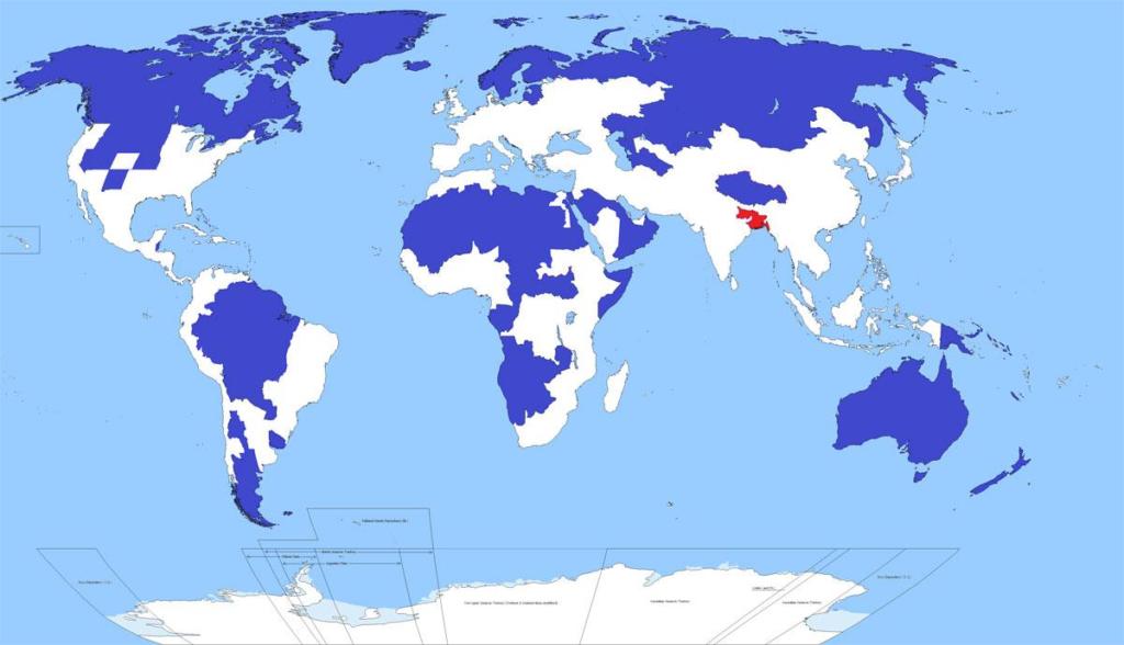 5% од луѓето живеат во сините региони; 5% живеат и во црвениот