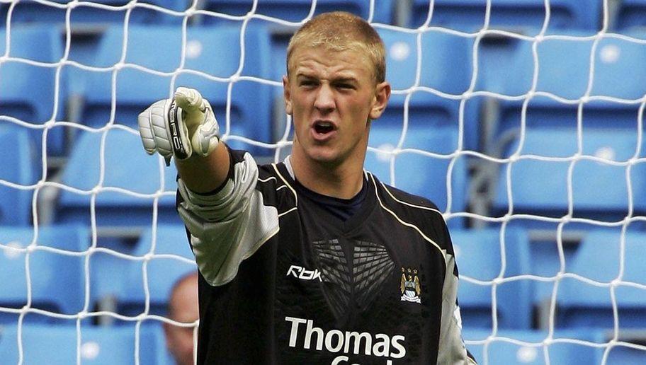 MANCHESTER, ENGLAND - AUGUST 12:  Joe Hart of Manchester City in action during the Pre-Season Friendly match between Manchester City and FC Porto at the City of Manchester Stadium on August 12, 2006 in Manchester, England. (Photo by Matthew Lewis/Getty Images)