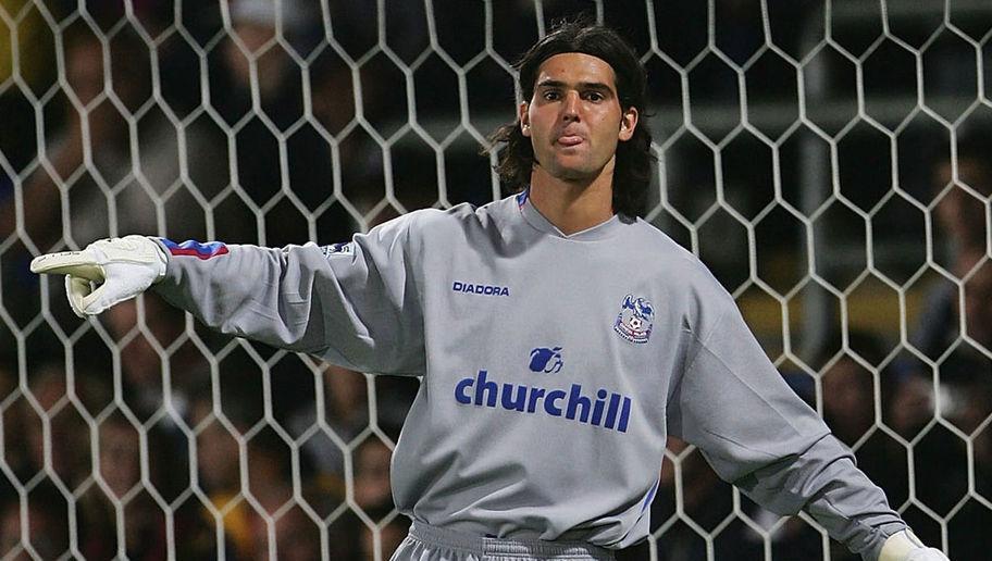 LONDON - AUGUST 24: Julian Speroni of Crystal Palace gestures during the Barclays Premiership match between Crystal Palace and Chelsea at Selhurst Park on August 24, 2004 in London. (Photo by Phil Cole/Getty Images)