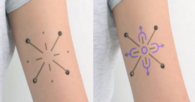 Тетоважи што мерат здравје и ја менуваат бојата