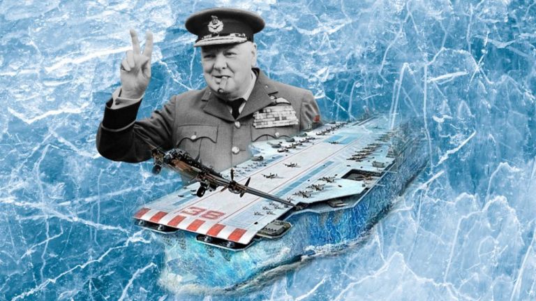 Кога Винстон Черчил сакаше да прави носач на авиони од мраз