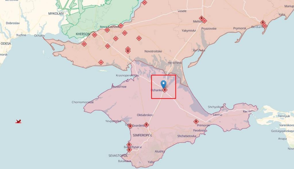 Обстановка в крыму в 2024 году. Карта Крыма.