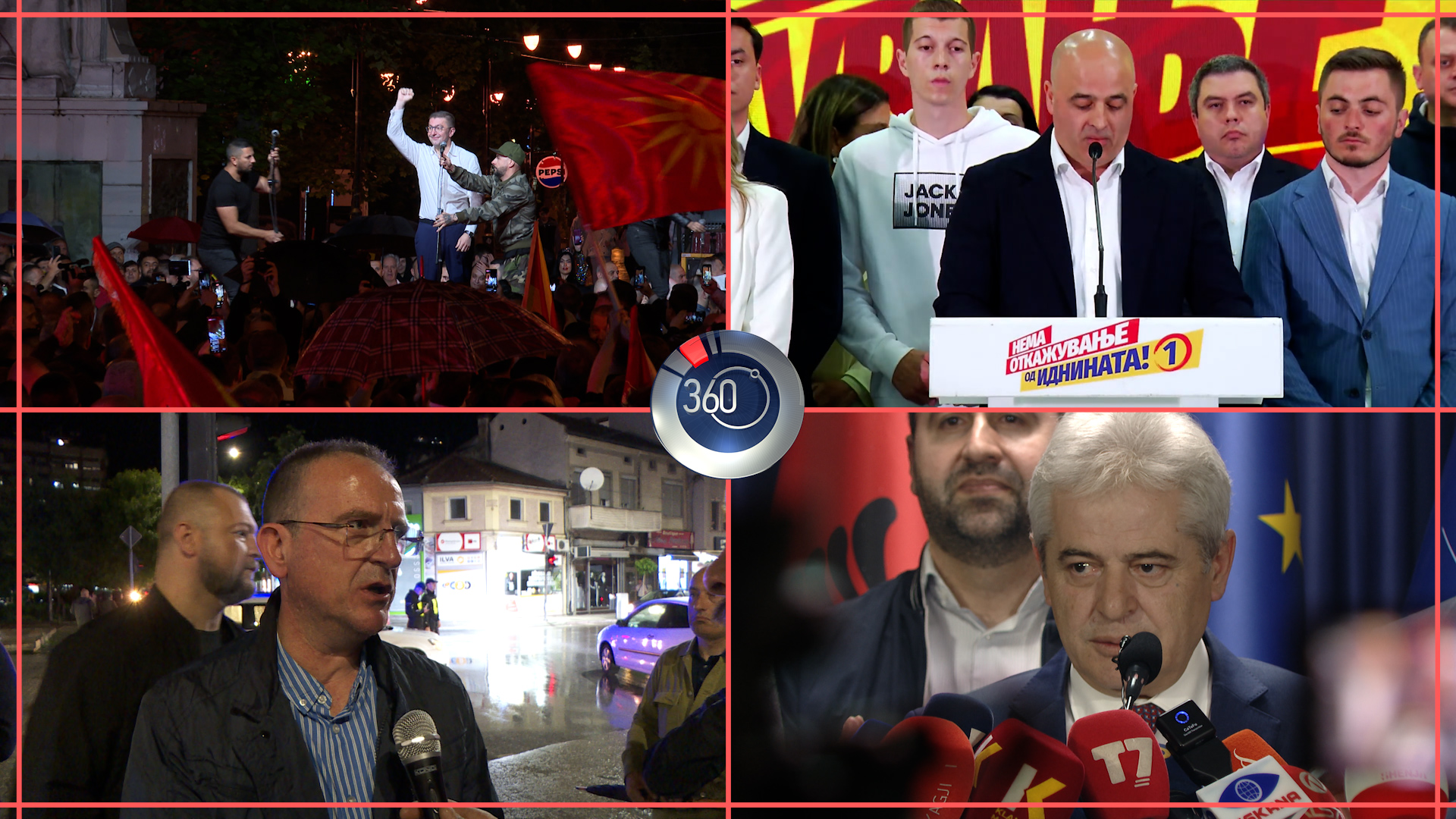 (Видео) Ново издание на 360°: За изборна ноќ, двојна победа на ВМРО-ДПМНЕ, резултати…
